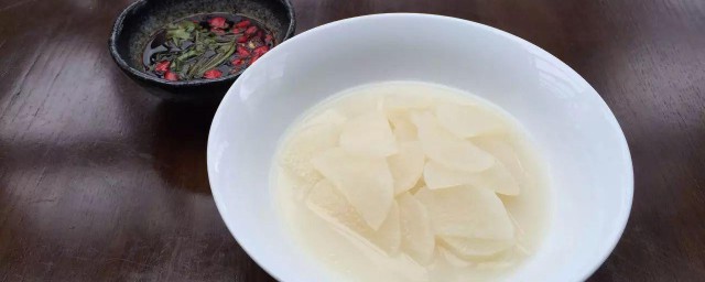 泉水萝卜次序 泉水萝卜做法