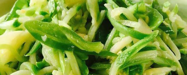 蒜蓉西葫芦丝怎样做 蒜蓉西葫芦丝做法简介
