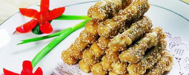 芝麻茄条怎样做的酥脆 芝麻茄条做法简介