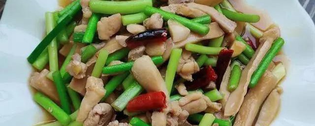 蒜苗炒大头菇如何做 做蒜苗炒大头菇的方式介绍