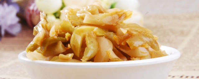涪陵榨菜的腌制要领 涪陵榨菜的做法