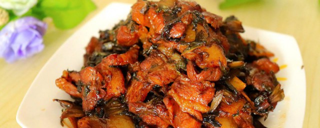梅菜炒肉怎样做 怎样做梅菜炒肉