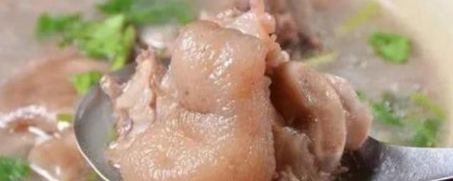 萝卜炖蹄膀准确方法 萝卜炖蹄膀的做法