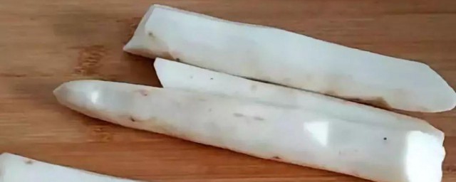 切山药的精确技巧 怎样精确切山药
