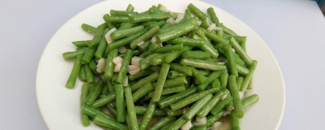 怎样炒长豆 炒长豆的做法
