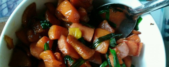 肉肠怎样炒 怎样炒肉肠
