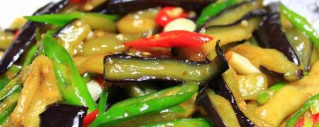 怎么做茄子炒青椒 茄子炒青椒的做法