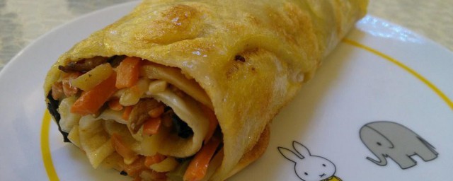 肉丝卷饼怎样做 肉丝卷饼的做法简介