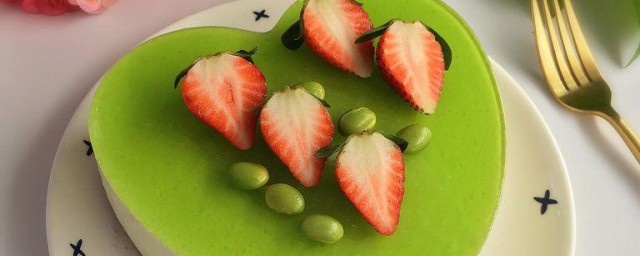 豌豆慕斯蛋糕怎样做 豌豆慕斯蛋糕的做法简介