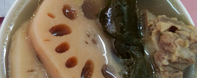 藕和海带一起怎样做 海带莲藕排骨的做法简介