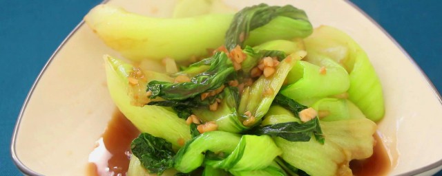 酱汁油菜怎样做 酱汁油菜的做法简介