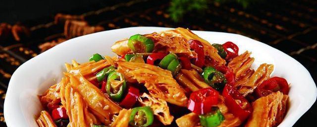 怎样做辣炒腐竹 做辣炒腐竹流程
