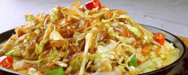 川味白菜炒粉丝怎样做 川味白菜炒粉丝的做法