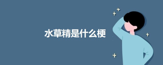 水草精是什么梗 关于水草精的意思介绍