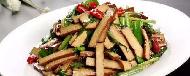 葱爆豆干次序 怎样制作大葱炒豆干