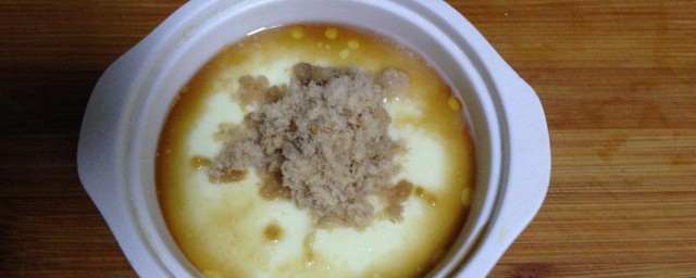 肉松蒸蛋羹怎么做 肉松蒸蛋羹的做法