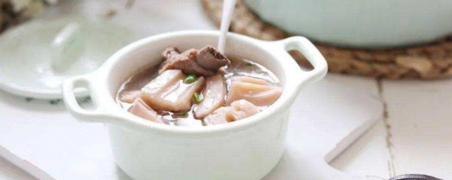莲藕绿豆猪骨汤的功效与作用 莲藕绿豆猪骨汤好处介绍
