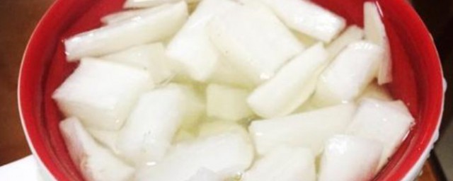 萝卜水可以治咳嗽吗 萝卜水的作用是什么