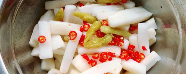 爽口脆萝卜的腌制技巧 爽口脆萝卜的腌制技巧简介
