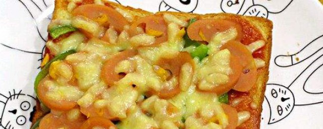 鸡肉吐司披萨怎么做 鸡肉吐司披萨的做法介绍