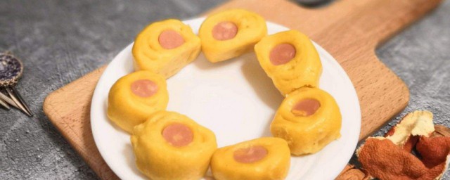 火腿肠南瓜卷制作技巧 火腿肠南瓜卷怎样制作