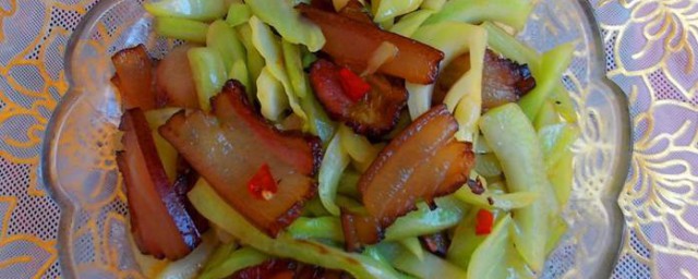 火腿炒芥菜做法步骤 做火腿炒芥菜流程