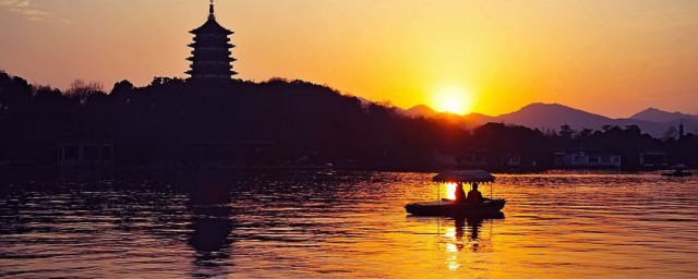 杭州西湖十景是哪十景 杭州西湖十景