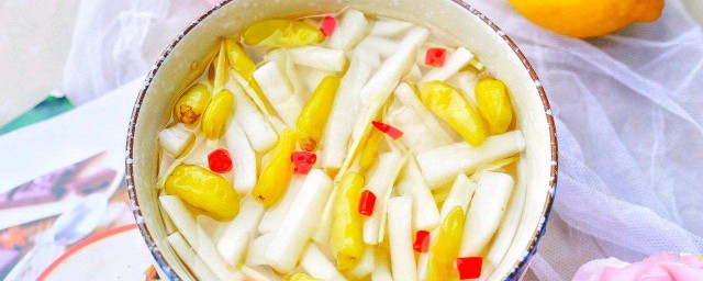 泡萝卜怎样做才好吃而且脆酸甜 泡萝卜酸甜脆做法