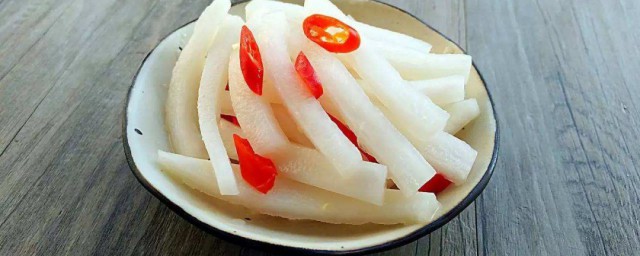 脆萝卜怎样做 脆萝卜的腌制技巧
