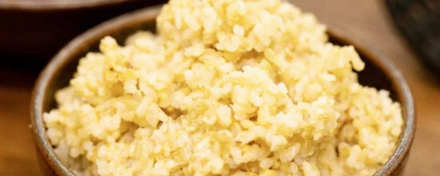 糙米饭要如何做 如何做糙米饭
