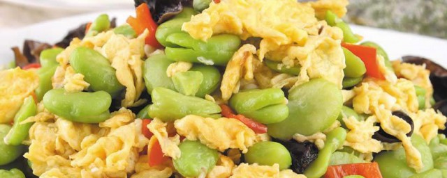小炒蚕豆米怎样做 清炒蚕豆米