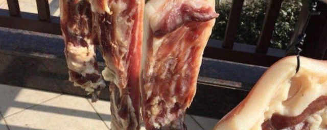 咸肉晒干怎么做 晒咸肉的做法步骤