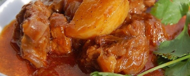 土豆焖牛肉教程 土豆焖牛肉教程及次序