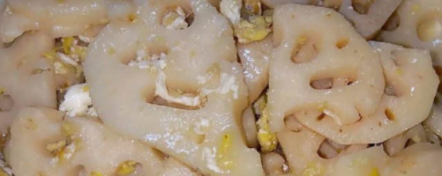 藕片炒鸡蛋怎样做 藕片炒鸡蛋的做法