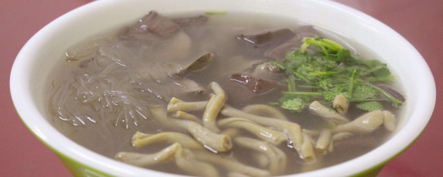 鸭血粉丝汤的正宗做法 怎样做鸭血粉丝汤