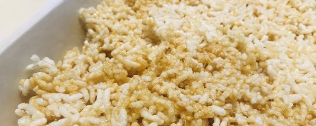 炒米酥脆技巧 小零食自制炒米