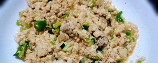 炒豆腐沫怎样做 炒豆腐沫的流程