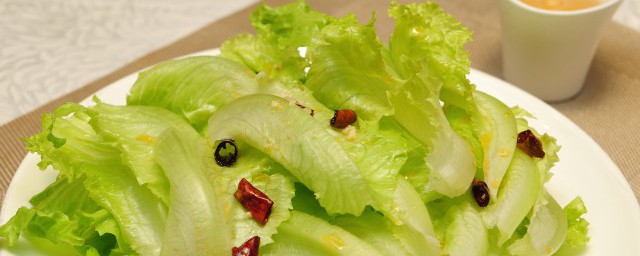 生菜怎样做热菜 炒生菜的做法