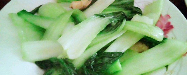 清炒小白菜如何做 清炒小白菜做法介绍
