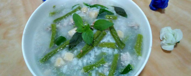 豇豆稀粥怎样做 怎样做豇豆稀粥