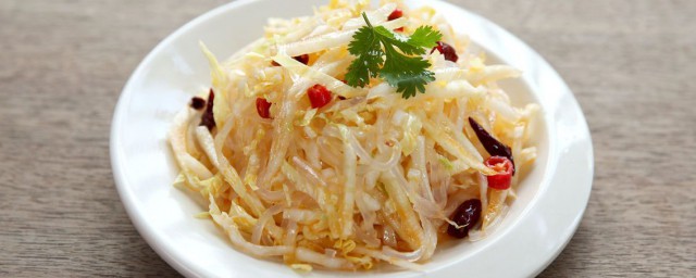 白菜拌粉丝怎样做 白菜拌粉丝做法简介
