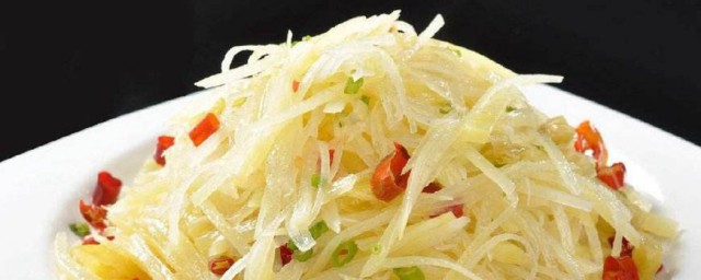 怎样炒土豆丝好吃 土豆丝怎样炒好吃呢