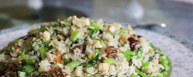 芥菜炒饭怎样做 做炒饭的教程
