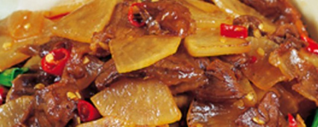 萝卜炒肉怎样做 怎样做简单好吃