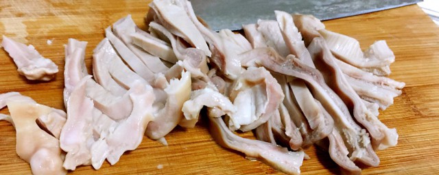 猪肚怎样做腊货 猪肚怎样做腊货技巧简介