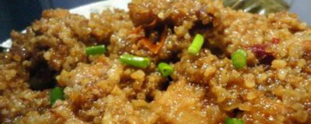 怎样做粉蒸肉不粘 你吃过粉蒸肉吗
