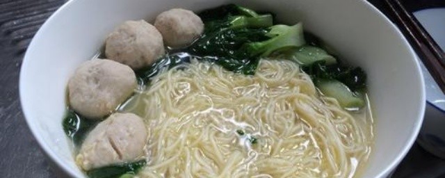 如何做肉丸面条 肉丸面条正宗做法