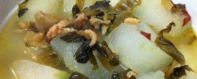 酸菜炖冬瓜教程 怎么做酸菜炖冬瓜简单好吃