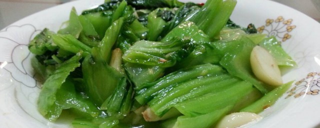 芥菜的做法秘诀 清炒芥菜的步骤