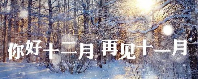 12月简短说说 关于12月短句